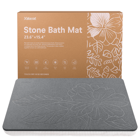 Stone Drying Mat - Hibiscus