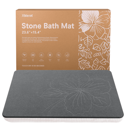 Diatomite Bath Mat - kapok