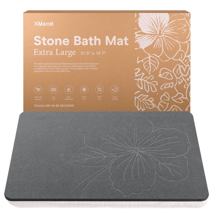 Diatomite Bath Mat - kapok