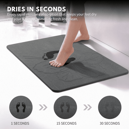 Diatomite Bath Mat - kapok