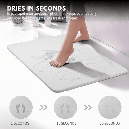 Diatomite Bath Mat - kapok