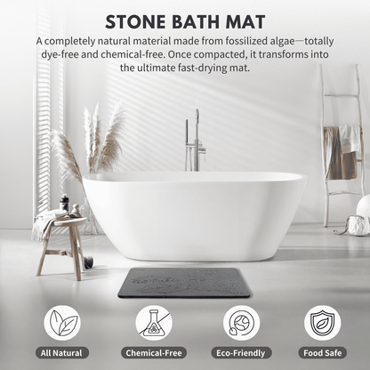 Stone Drying Mat - Hibiscus