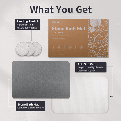 Stone Drying Mat - Hibiscus