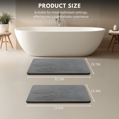 Stone Drying Mat - Hibiscus