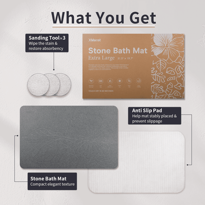 Stone Drying Mat - Hibiscus