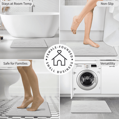 Stone Drying Mat - Hibiscus