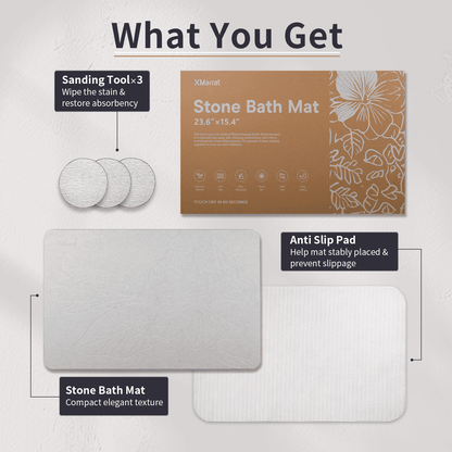 Stone Drying Mat - Hibiscus