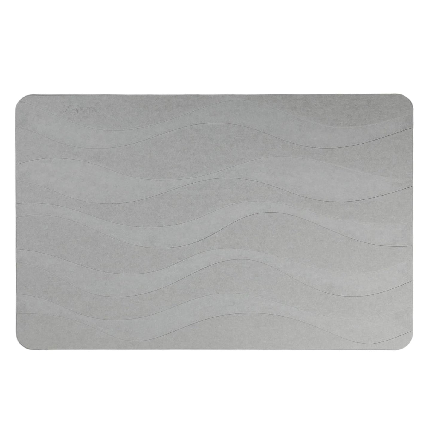 Light gray color stone bath mat