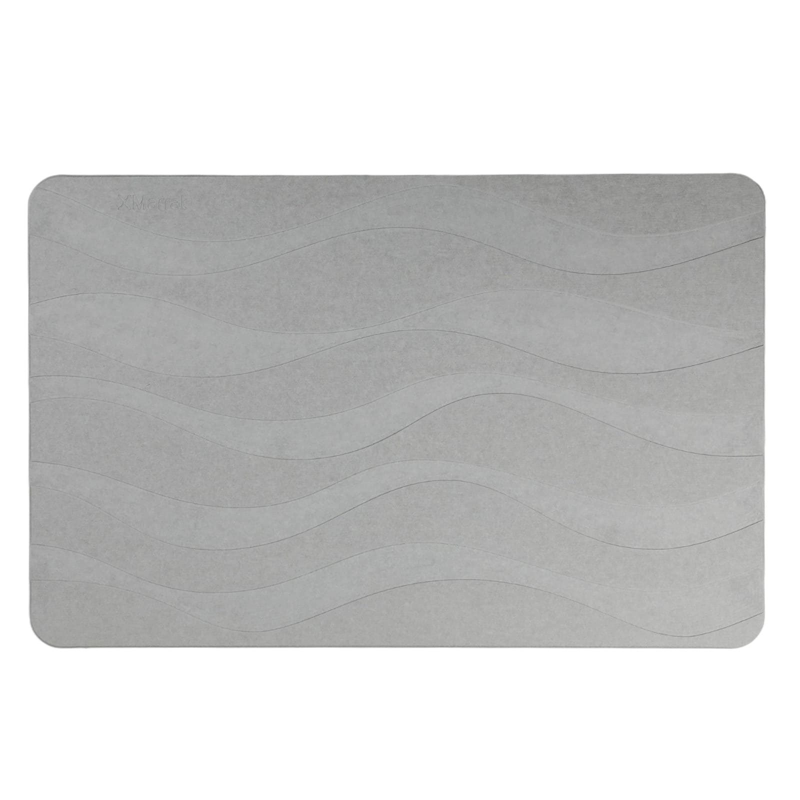 Light gray color stone bath mat